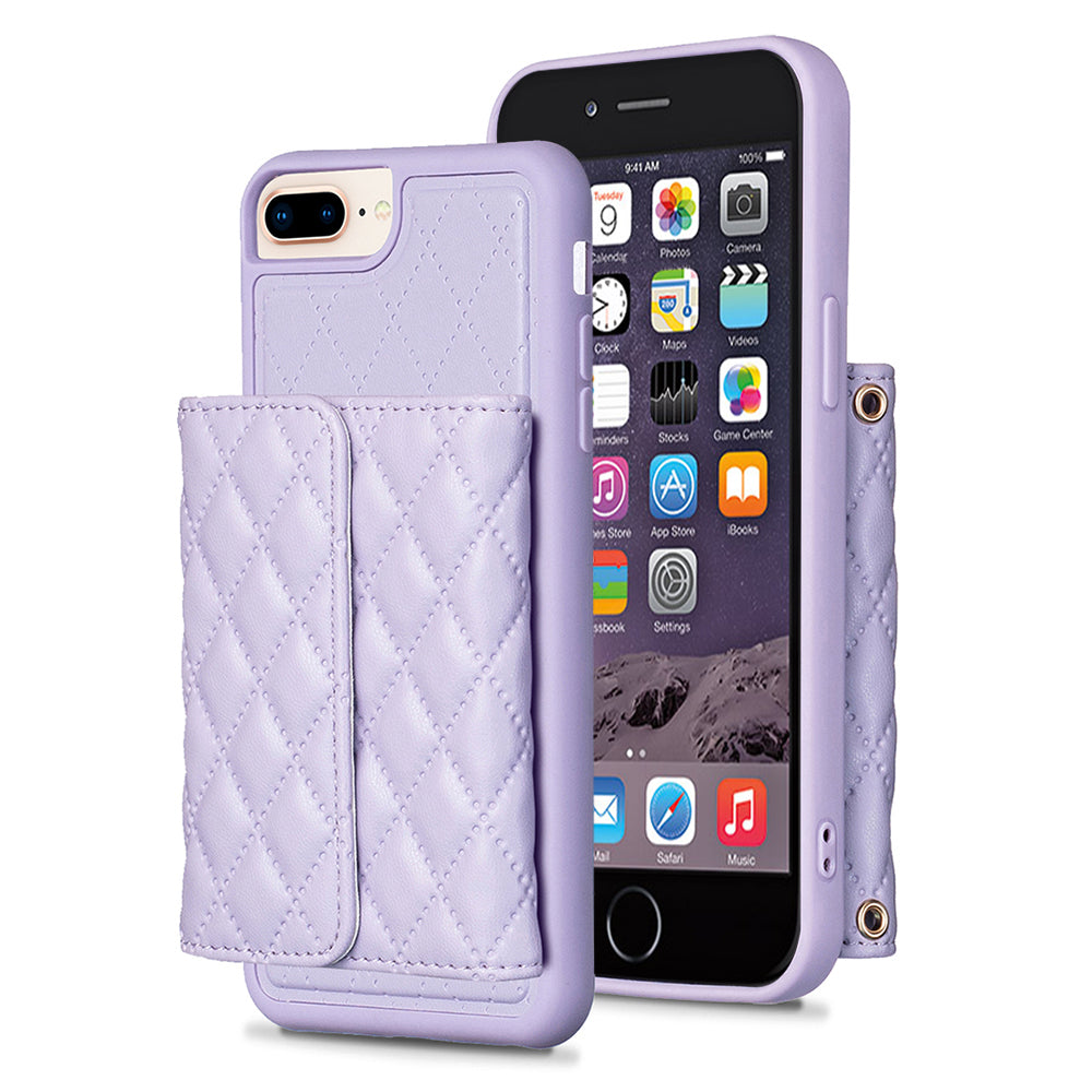 BF23-Style Phone Case for iPhone 6 Plus 6s Plus 7 Plus 8 Plus Card Holder Kickstand Leather+TPU Cover BF23-Style Phone Case for iPhone 6 Plus 6s Plus 7 Plus 8 Plus Card Holder Kickstand Leather+TPU Cover